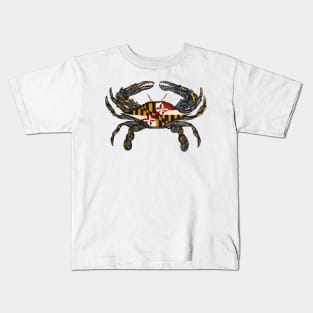 Grateful Maryland Crab Kids T-Shirt